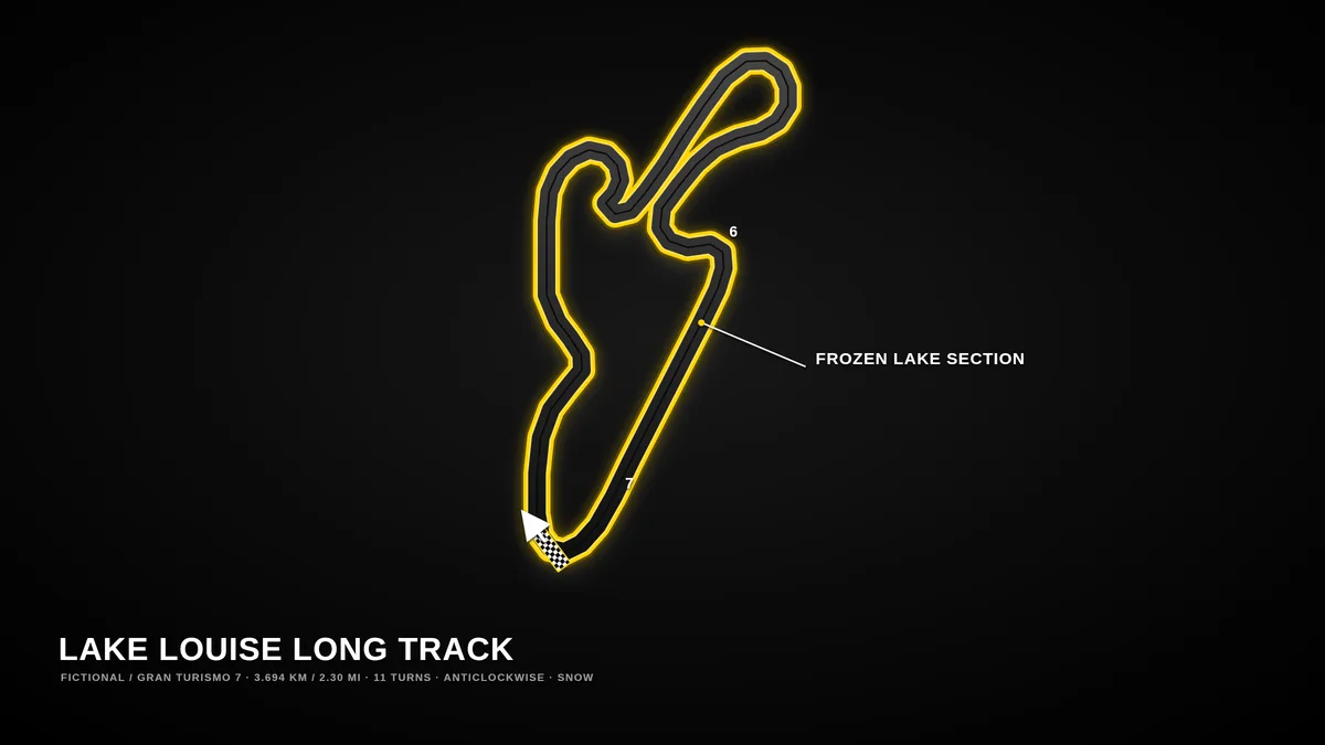 Lake Louise Long track map