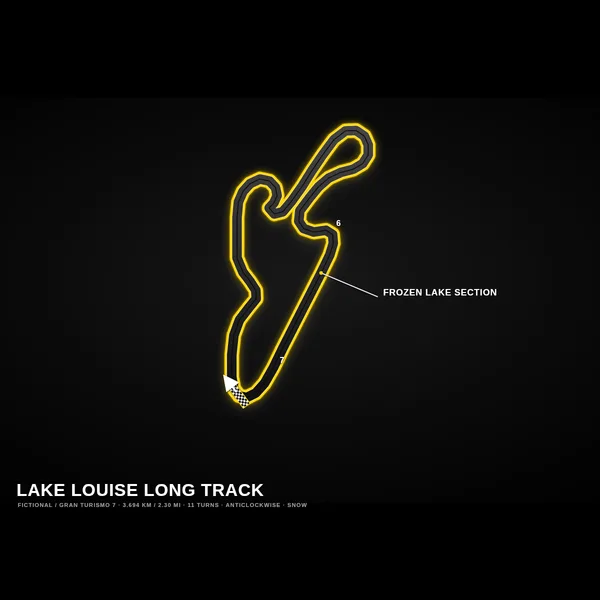 Lake Louise Long track map