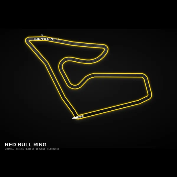 Red Bull Ring track map