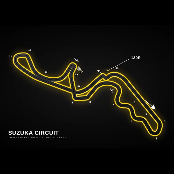 Suzuka track map